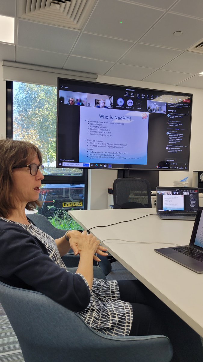 Rhiannon Jones (@rhi_jones83) on Twitter photo <a href="/NeonatalSurgery/">Neonatal Surgery</a>
Dr Fran O'Brien telling us about NEOPIGS from Oxford. (Neonatal Perioperative Improvement Group). #neonatalsurgery #Surgicalneonate #perioperative <a href="/NeonatalSurgery/">Neonatal Surgery</a>
Dr Fran O'Brien telling us about NEOPIGS from Oxford. (Neonatal Perioperative Improvement Group). #neonatalsurgery #Surgicalneonate #perioperative