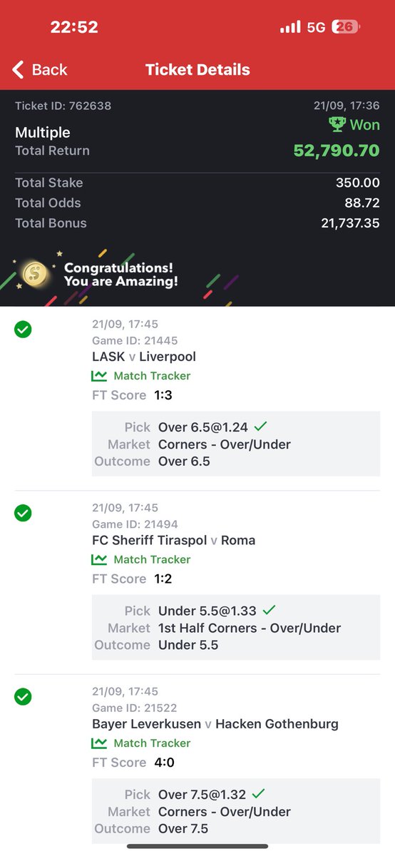 cfcmaleek's tweet photo. @ainajohn20 @BosssDc @DagiftofGod2 @LouieDi13 @Ada_Daddyya @ConvertsB @BG_Liberty @ConvertOdds @Njpredicts @DESOJI_YL He posted it cause i also won from the game https://t.co/ujLnxYgoRb