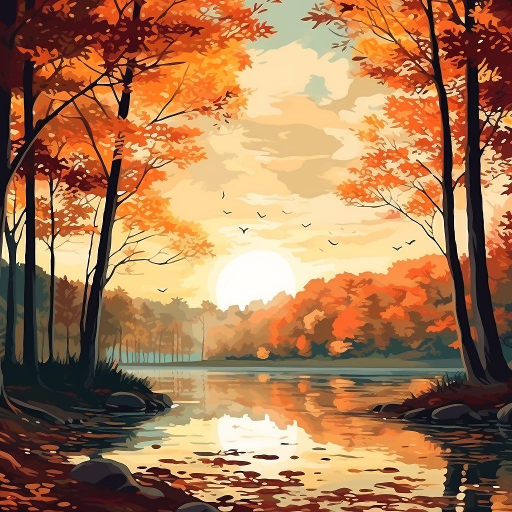 #AutumnHues #DappledSunlight #SereneLake #OutdoorAnimation #FrontalPerspective #프롬프트공유#AIartinspiration #AIartistry #AIartchallenge #AIartexplorer #AI아트스타일 #AI아트트렌드 #AnimationArt #DigitalAnimation #AI아티스트클럽 #한국최초AI아트커뮤니티