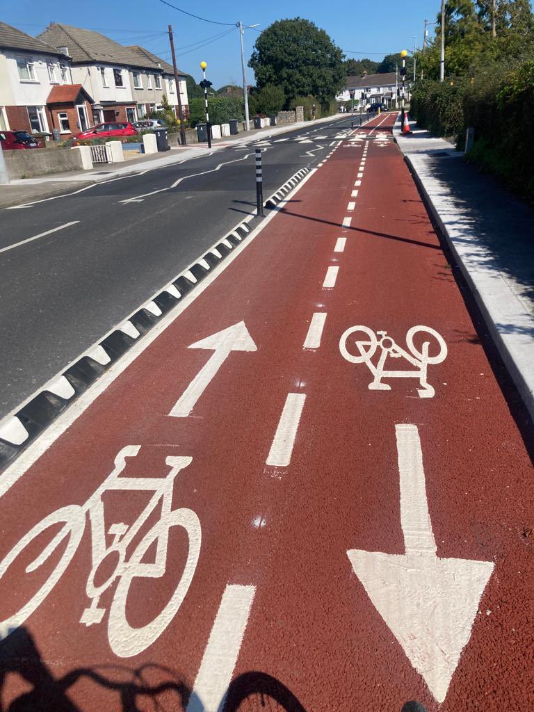Members of South Dublin Cycling Campaign regularly volunteer with our friends <a href="/D12BikeBus/">D12 Bike Bus Network</a>! 

There is now a wonderful new cycle track on St. Peter’s Road! 

Thank you <a href="/sdublincoco/">SDCC</a> for starting to build a joint up network that allows these younger commuters get to school safely