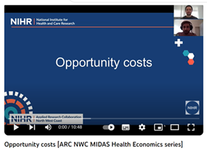 In their latest vlog, 'Opportunity costs' Dr Luís Filipe and Dr Valerio Benedetto explain what opportunity costs are and how they impact our decisions and the decisions taken within the health and social care system. 📽️▶️tinyurl.com/y8tffxjj