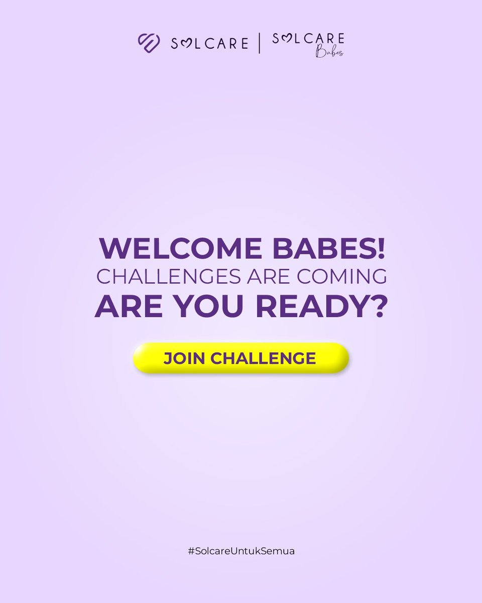 solcare_id's tweet photo. Welcome to the Family, Babes! 💜 
 
Selamat yaa buat kamu yang sudah terpilih menjadi Solcare Babes di Batch 4! 
Minsol seneng banget akhirnya member Solcare Babes bisa bertambah lagi di batch ini. Jangan lupa buat join challenge nya yaa 👀✨ https://t.co/588LqXUs9p