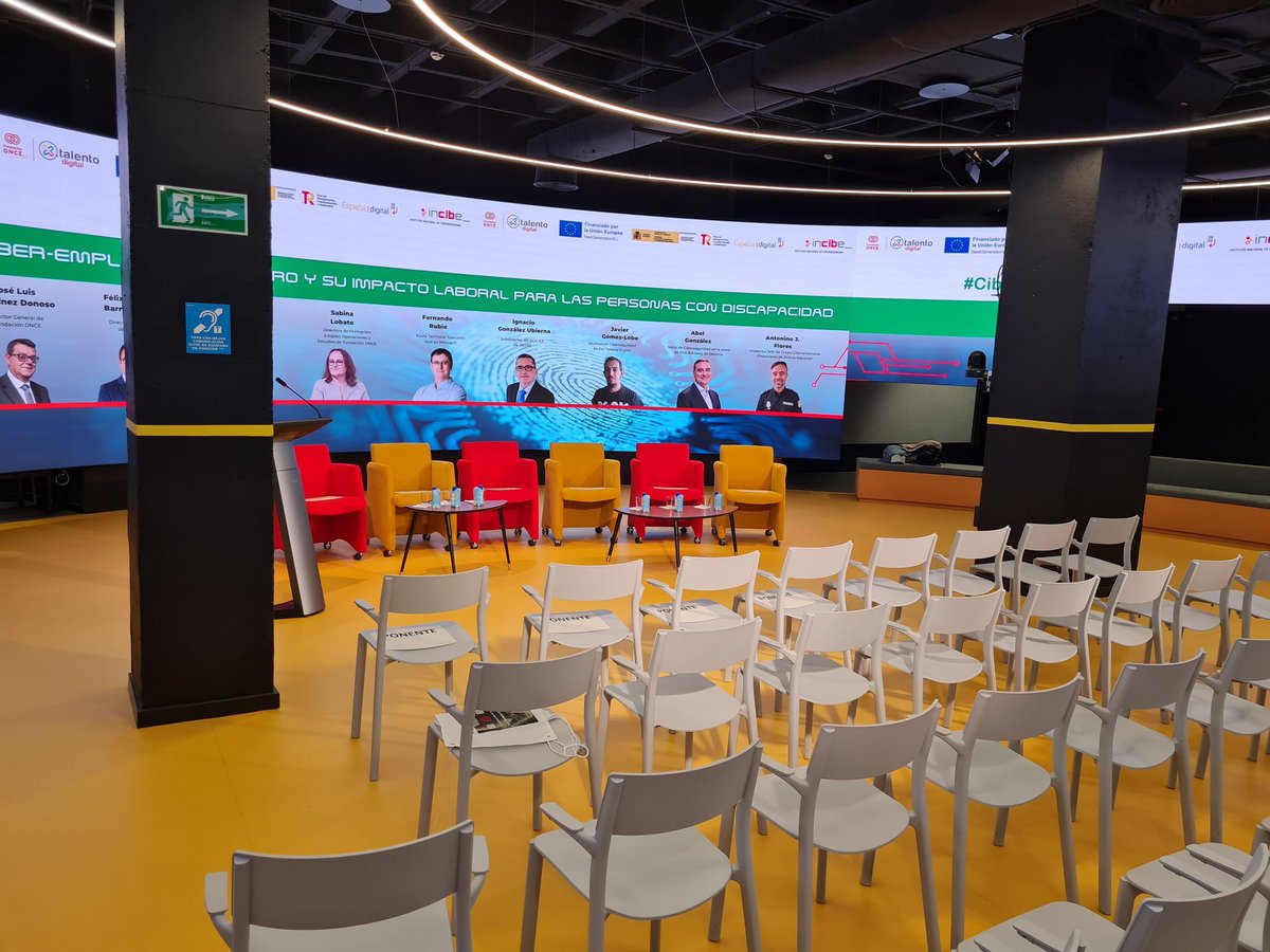 Wow! #CiberEmpleoXTD un excepcional encuentro 22.9.23 de #Ciberseguridad para transitar hacia <a href="/mundo_mas_justo/">Por un Mundo más Justo (M+J)</a> <a href="/INCIBE/">INCIBE</a> <a href="/Fundacion_ONCE/">Fundación ONCE</a> <a href="/Servimedia/">Servimedia</a> ¡España lidera #cartaderechosdigitales !