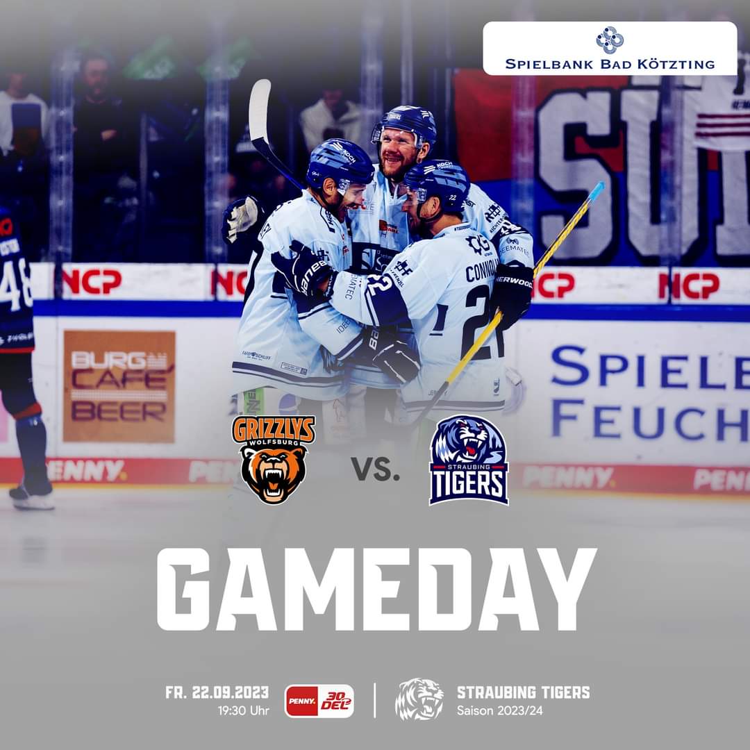 srtigersfans's tweet photo. 🔵 G A M E D A Y ⚪️
Die @straubingtigers treffen heute in der VW-Stadt auf die @grizzlys_wob 🔥
Die Tigers haben hier noch eine Rechnung offen!
Spielbeginn ist um 19:30 Uhr
#tigershockey #WOBSTR #pennydel https://t.co/YoF7JNkPv0