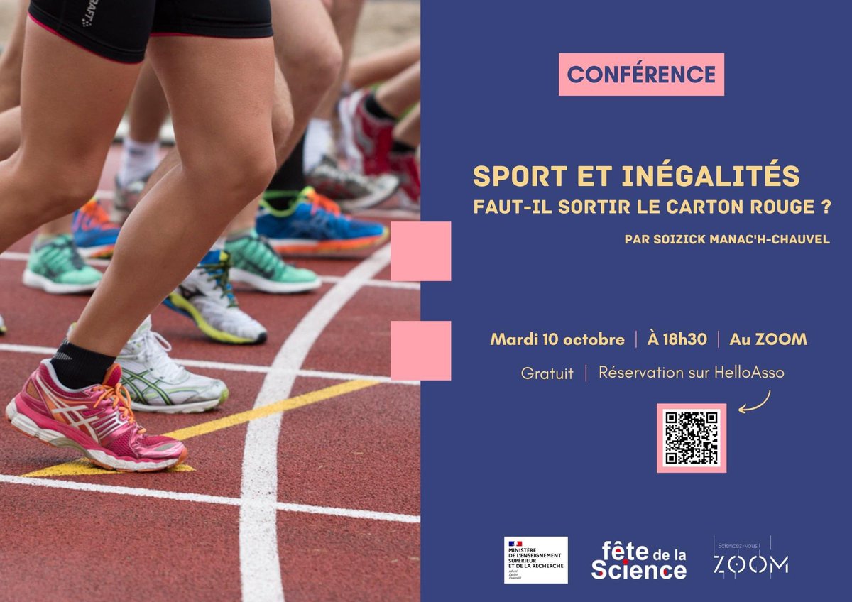 Deux conférences proposées au ZOOM par Marc Raynaud de Rennes en sciences et Soizick Manac’h Chauvel d’Esprits Libres.

Réservation gratuite sur HelloAsso : helloasso.com/associations/z…