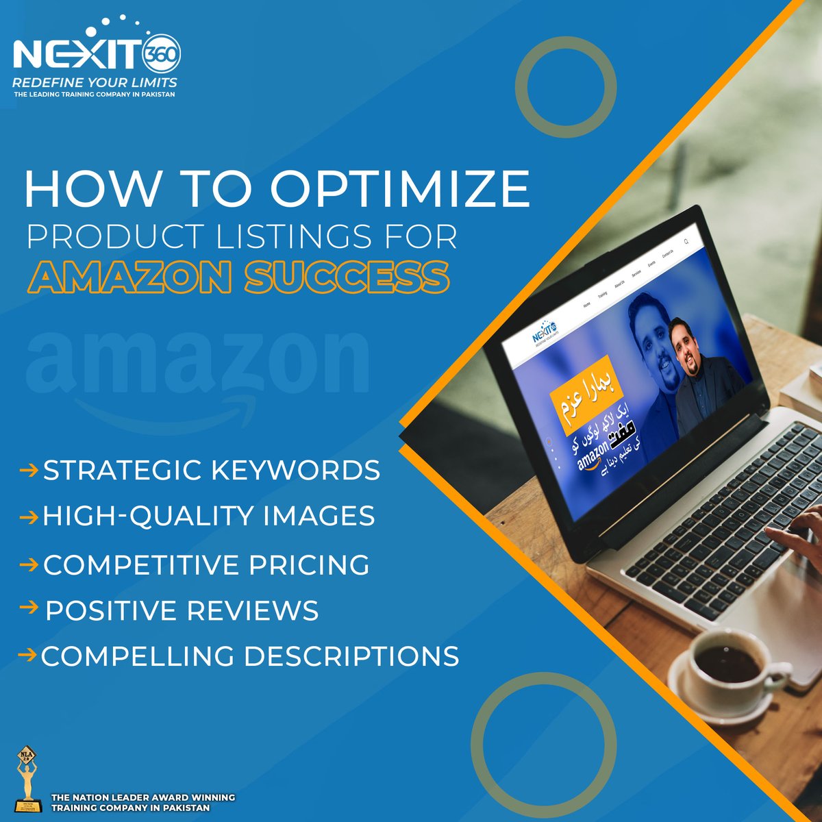 nexit360's tweet photo. "Invest In Your E-Commerce Future With Our Expert Guidance. Unlock Your Potential And Thrive On Amazon."

For More Details
Contact Us at : 0336 2149639
Visit: Head Office: Office No. 49, 4th Floor, RJ Mall, Main Rashid Minhas Road Karachi. https://t.co/A9cpePoqHk
