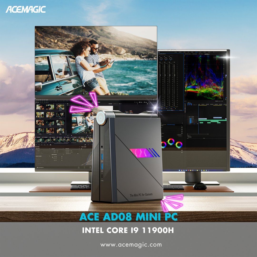 Acemagic_MiniPC's tweet image. [Customer Feedback] ACEMAGIC AD08 Intel Core i9 #MiniPC ⭐ ⭐ ⭐ ⭐ ⭐ By Erik B. 
&quot;Fantastic Mini PC! Super powerful &amp;amp; compact! Can handle non heavy games such as wow, Overwatch, Counter strike, Fortnite. I highly recommend!&quot;
🛒 bit.ly/ACE_MiniPC_AD08

#aceminipc #AceMagicAD08