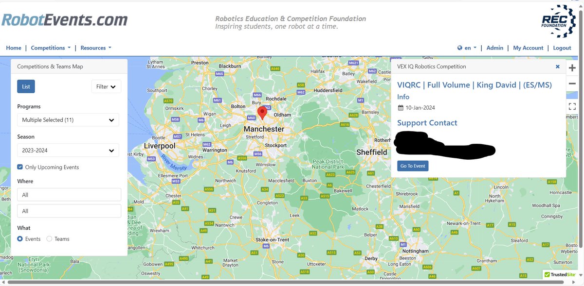 jonathonsimons5's tweet image. I&apos;ve done it !

My Vex robotics competition is live. I am the first in Manchester. Our students are working hard to be ready. Hope to see the challengers coming to compete.
Robotics teaches students resilience, team work and problem solving skills.
 #codeinventorz