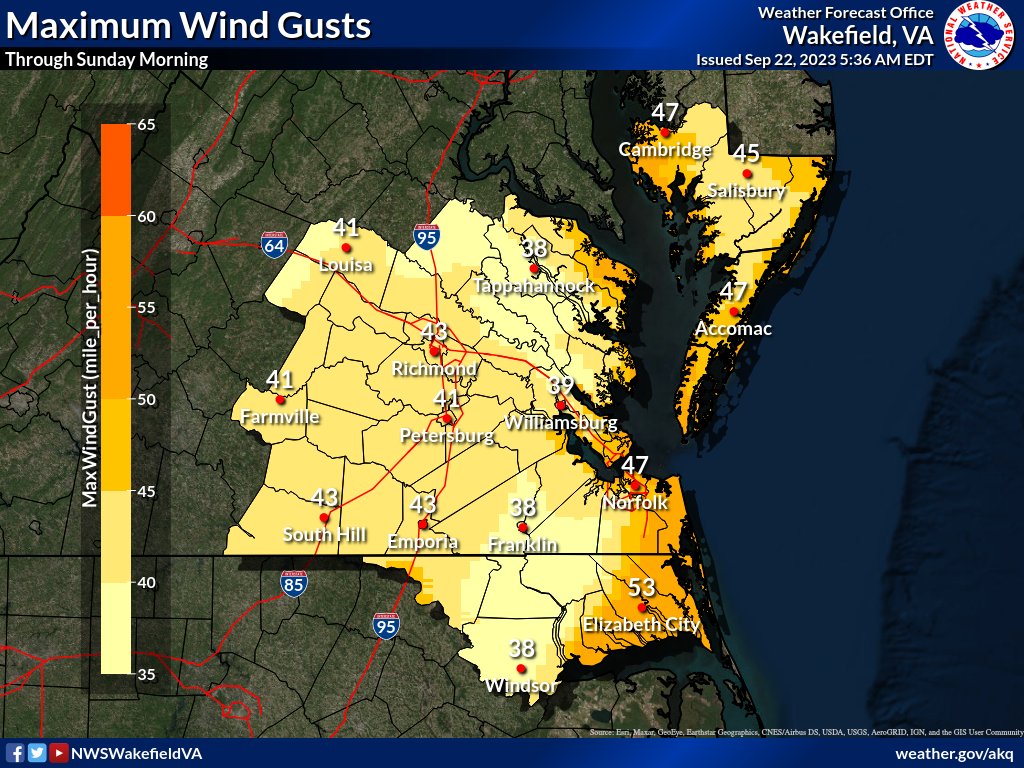 NWS Wakefield tweet media