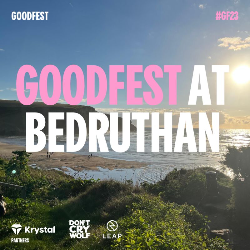 This year's @GoodFestivalUK is only a week away 🌍 We are excited to have offered spaces to local creative businesses, and proud to have our own sustainability and wellbeing focused workshops at Newquay Orchards. Find out more about Goodfest here 🔗 hubs.ly/Q021MCKF0