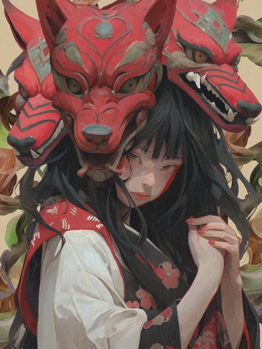 Gm to everyone ❤️

Time has come !
My new 1/1 ‘Kitsune’ is now live on FND

🔗 below