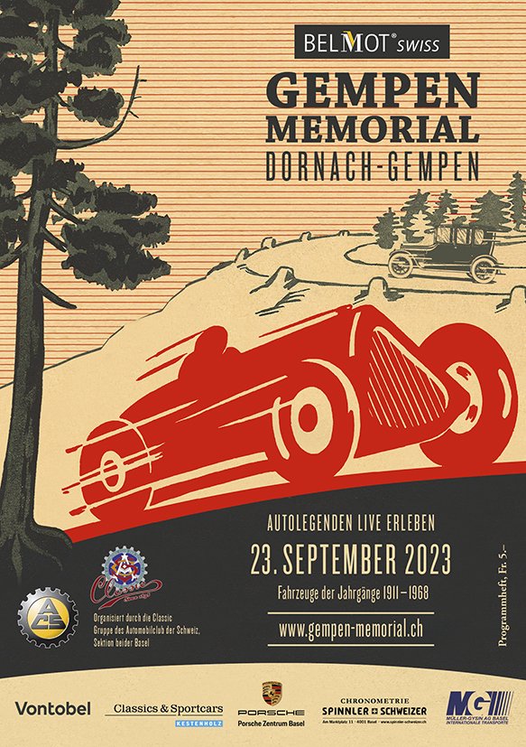 Gempen Memorial - Samstag 23. September 2023

Wann: 23. September 2023 - 09:30 – 18:00
Wo: Gempen 4145 - Dornach 4143
Eintritt: Gratis

Weitere Informationen gibt es auf der Webseite: 
gempen-memorial.ch