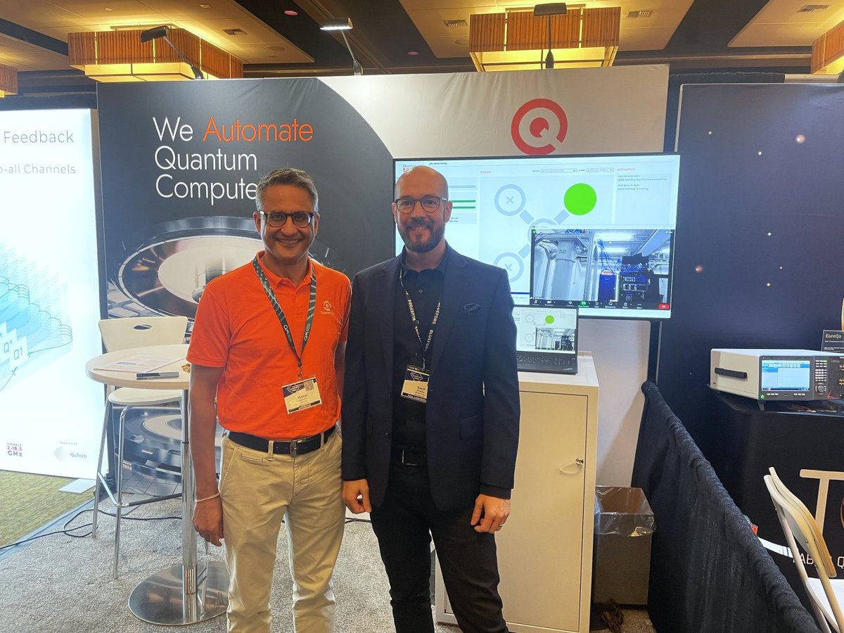 Bluefors (@bluefors_ltd) on Twitter photo Hello from #IEEEquantumweek! Our VP & GM Sauli Sinisalo met with <a href="/QuantrolOx/">QuantrolOx</a>.
They were running a live, hands-on demo from the Bluefors Lab in Delft, Netherlands, livestreamed to the exhibition floor!
Learn about their experience of working at the lab: bluefors.com/blog/quantrolo…. Hello from #IEEEquantumweek! Our VP & GM Sauli Sinisalo met with <a href="/QuantrolOx/">QuantrolOx</a>.
They were running a live, hands-on demo from the Bluefors Lab in Delft, Netherlands, livestreamed to the exhibition floor!
Learn about their experience of working at the lab: bluefors.com/blog/quantrolo….