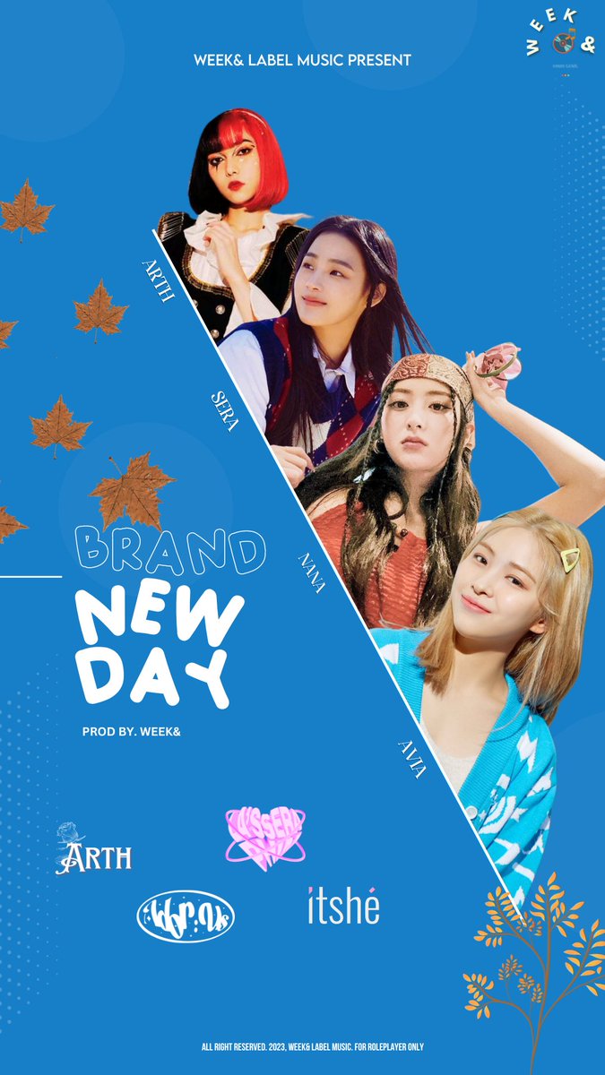 ️
I just wanna sing to the world
Watch me live out my dreams
I'm gonna rock that stage 
and give my everything
───────────
𝐖𝐄𝐄𝐊&amp; 𝐌𝐔𝐒𝐈𝐂 𝐋𝐀𝐁𝐄𝐋 𝐏𝐑𝐎𝐉𝐄𝐂𝐓
VOL. I

𝘽𝙍𝘼𝙉𝘿 𝙉𝙀𝙒 𝘿𝘼𝙔
A͏R͏T͏H͏ ● N͏A͏N͏A͏ ● S͏E͏R͏A͏ ● A͏V͏I͏A͏

️
️
️