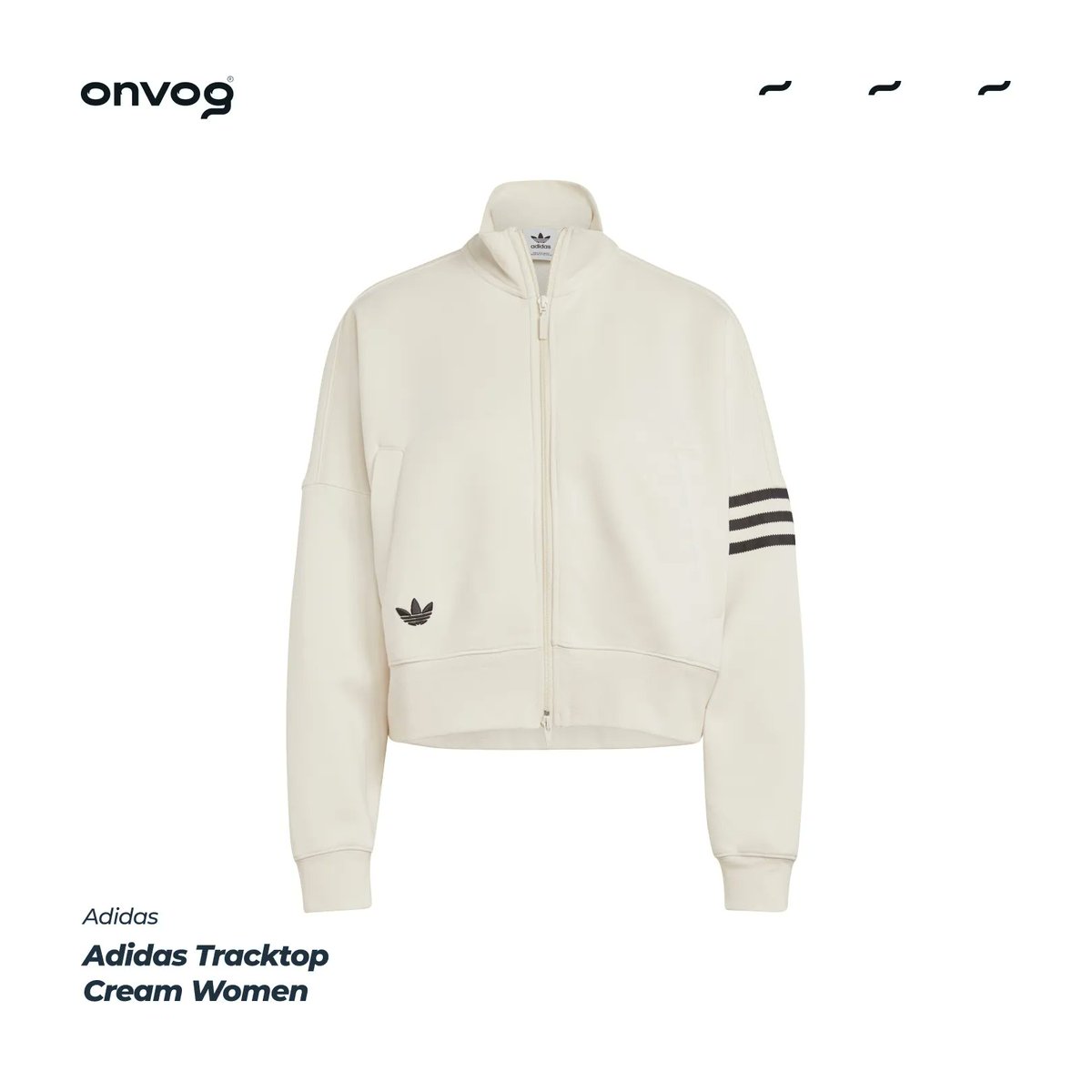 theonvog's tweet image. Stay comfy and chic with the Adidas Tracktop Cream for Women (IB7316)! Get yours now at onvog.com or visit us at onvog.com/map #ONVOG #Adidas #Tracktop #WomenFashion