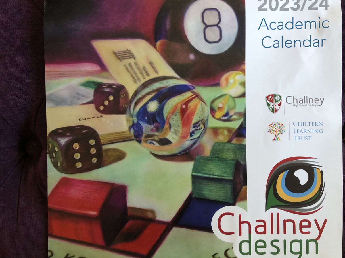 Another academic year, another stunning calendar from the art, design and photography students at Challney Boys. Including a monthly recipe from the food tech students. A calendar that nourishes both mind and body. So classy.