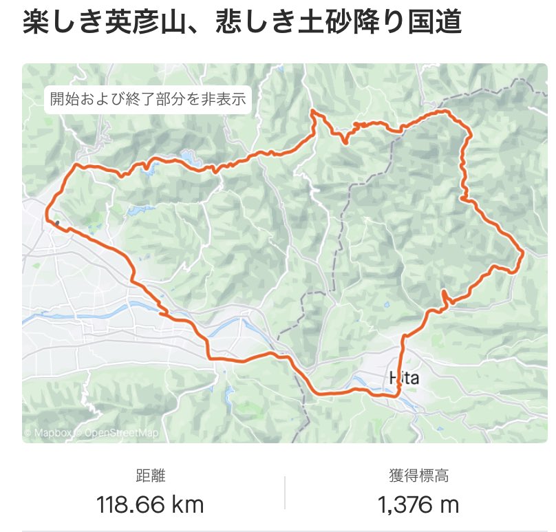 AKKIE2009's tweet photo. 夏休みライドその2
英彦山登坂からの日田市への下りは楽しき。
うきは市の「天水」のうどんは美味き。
土砂降り下の大型車有り有りの国道は何処よりも酷道なりき。
英彦山の大天狗殿に挨拶出来たは、重畳至極
#チタンロードバイク #vannicholas #vannicholasbike
#rapha #rapha_rcc
#rccfuk https://t.co/tGXK4aYiTq