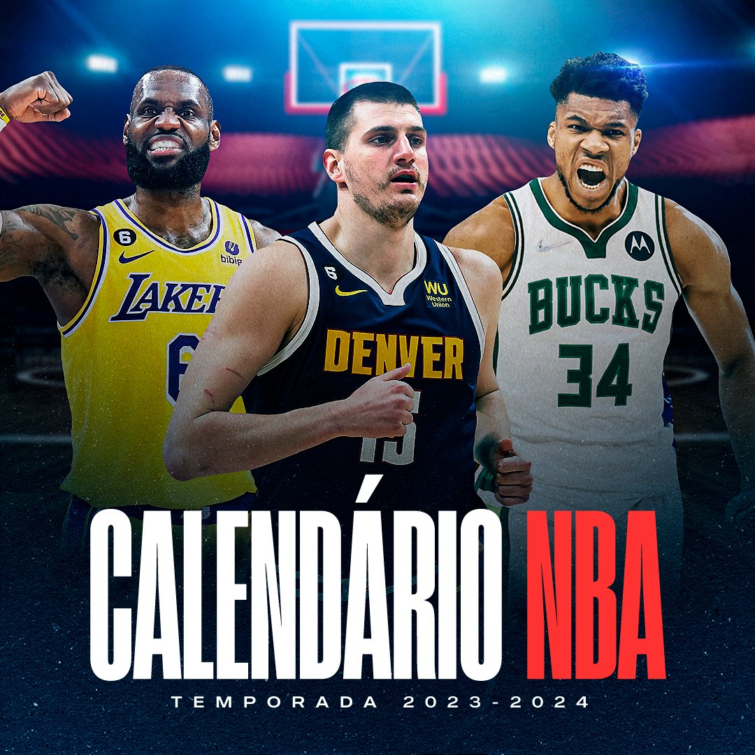 usecaphead's tweet photo. 🏀 A Temporada 2023-2024 da #NBA vai começar! 

Confira o calendário completo e prepare-se para mais uma temporada que tem tudo para ser uma das melhores. 

Segue o fio 🧶 https://t.co/4cWCMyeRQP