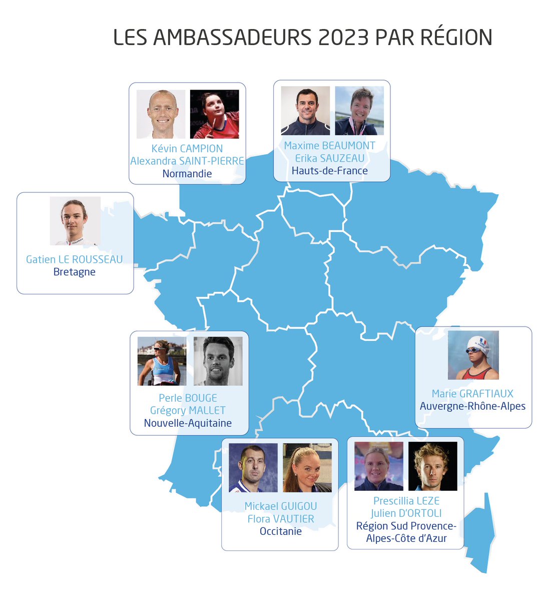 [#SentezVousSport]
Découvrez les ambassadeurs régionaux Sentez-Vous Sport 2023 sur tout le territoire ! ⤵️