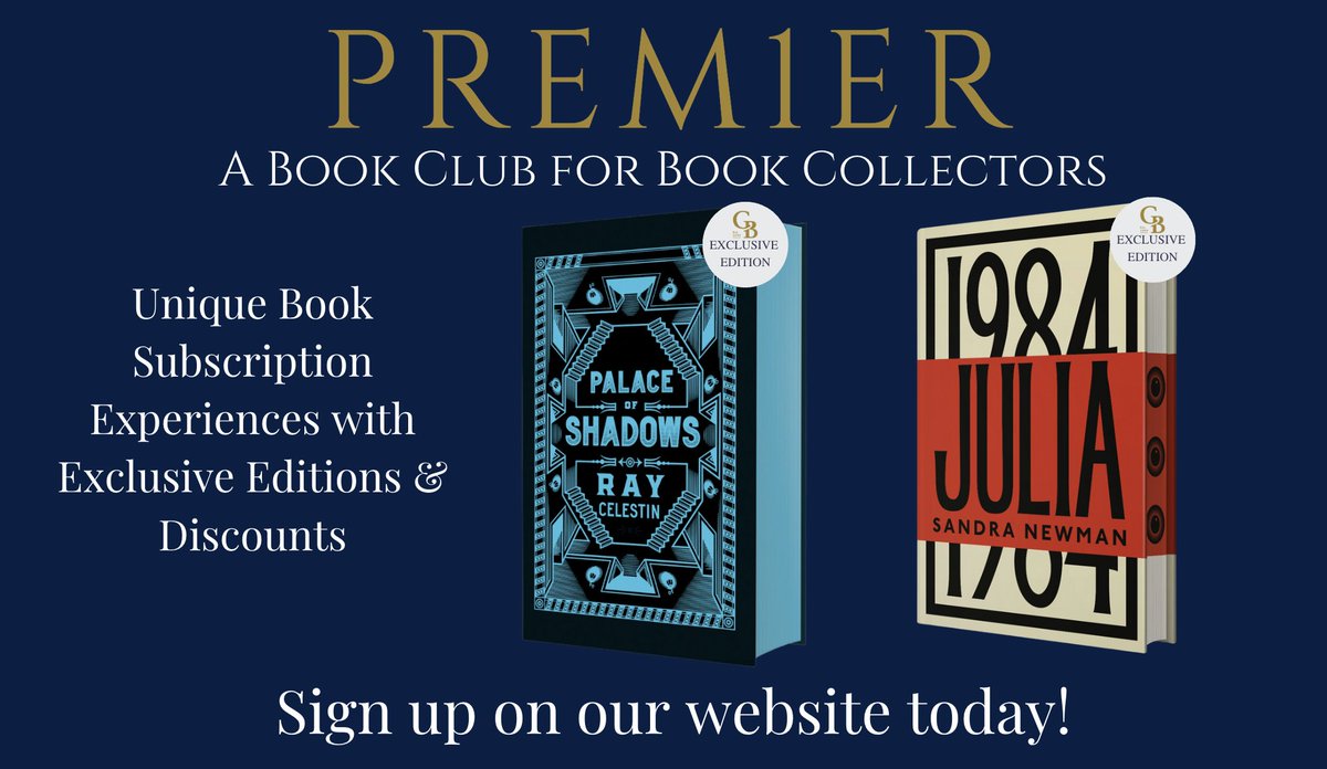 Would you like to know which titles I have chosen for the next two months as Book of the Month?
These brilliant books and EXCLUSIVE editions are only available from Goldsboro Books. 

subscriptions.goldsborobooks.com