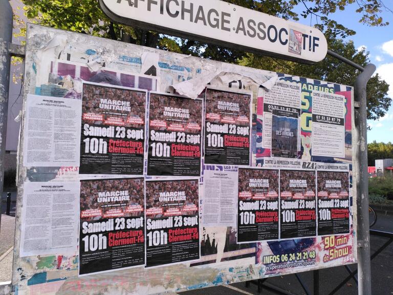 solidaires63's tweet photo. Toutes et tous ensemble demain !
#ClermontFerrand 10h devant la préfecture pour le départ de la marche unitaire. https://t.co/rWuYFlIKRp
