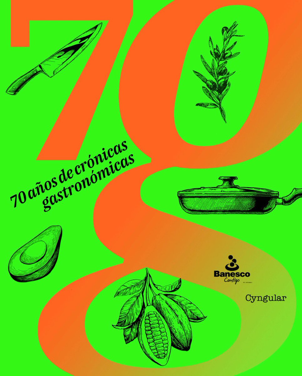 #Gastronomia Se sentaron y levantaron un libro fenomenal con textos muy curiosos y protagonistas improbables / descárgalo gratis "70 años de crónicas gastronómicas" realizado por <a href="/EditorialDahbar/">Editorial Dahbar 💡</a> y <a href="/Banesco/">Banesco Banco Universal</a> disponible en la Biblioteca Digital link: bit.ly/3ZuwxSe
