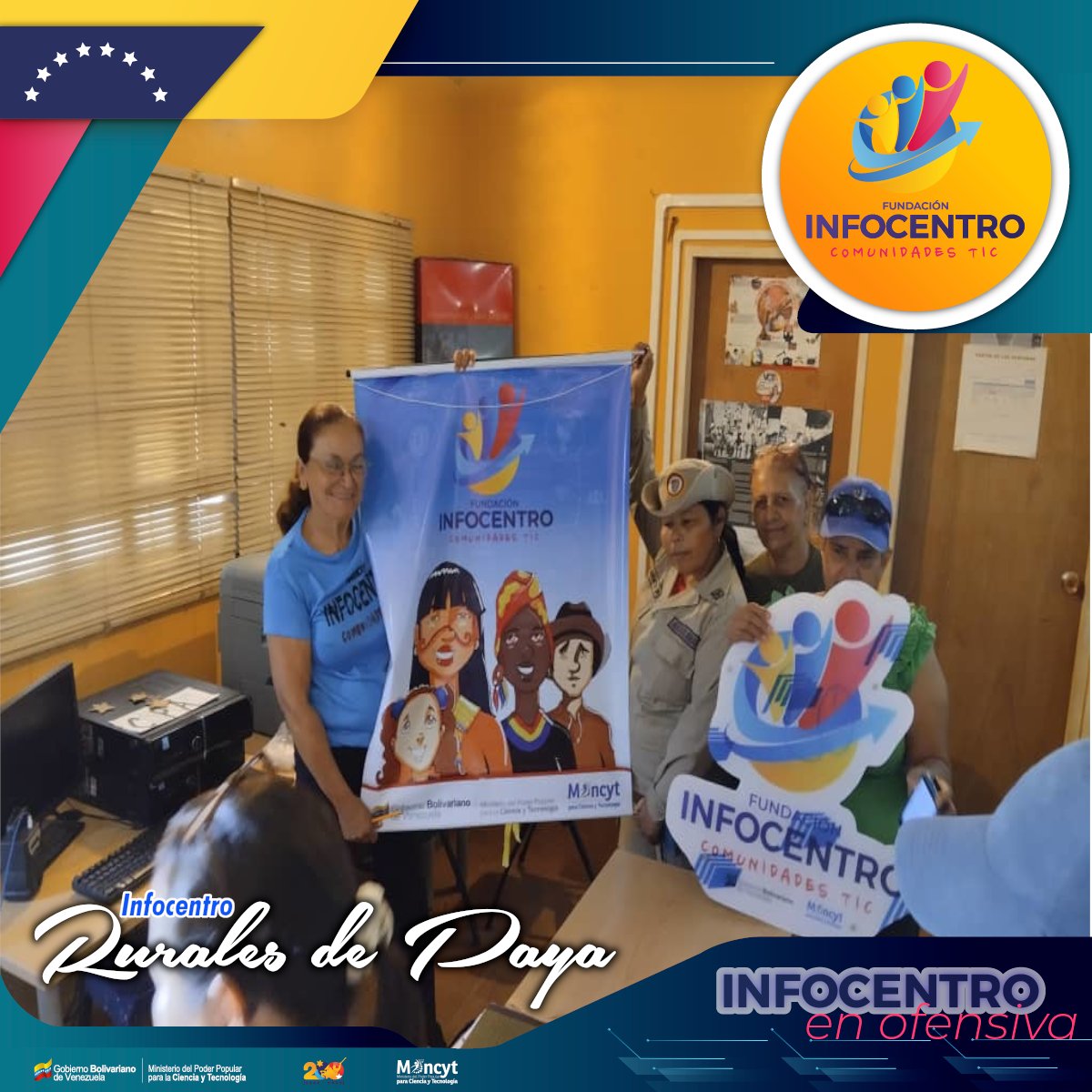 #InfocentroEnOfensiva desde el estado Bolivariano de Aragua, cuna de la revolución seguimos apostando en la formación y organización del pueblo, para que juntos y juntas estar dentro de la era digital rompiendo barreras y cumpliendo con nuestro rol <a href="/Gabrielasjr/">Gabriela Jiménez</a> <a href="/Nicolasmaduro/">Nicolás Maduro</a>