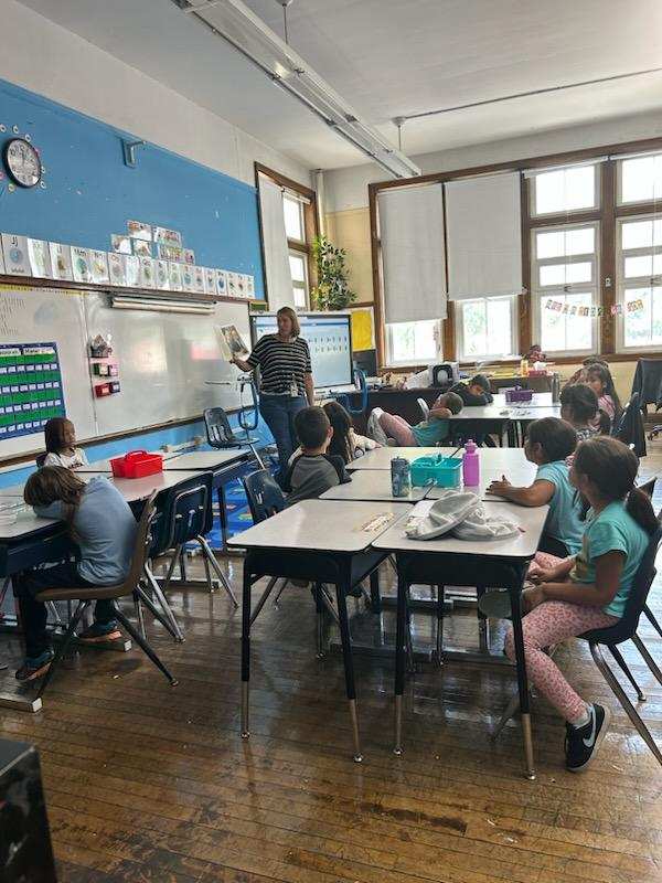 Shout out to our Assistant Principal, Mrs. Engel for stepping in to sub in our 2nd grade class room.