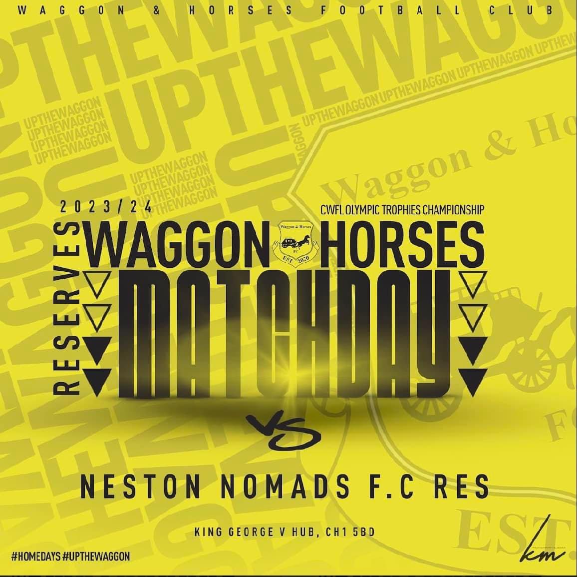 Waggon and Horses FC (@waggon_fc20) on Twitter photo <a href="/CWFL_Info/">CWFL</a> CHAMPIONSHIP
🗓23/09/2023
🆚 Neston Nomads Res
📍 <a href="/KGVSportsHub/">King George V Community Sports Hub</a> (CH1 5BD)
⏰14:00 K/O
Big game for our Martins reserves against <a href="/NestonNomadsFC/">Neston Nomads FC</a>. We’re sat 2nd in the league as a new team. The lads are smashing it!
Come down and cheer the wag boys on!! <a href="/CWFL_Info/">CWFL</a> CHAMPIONSHIP
🗓23/09/2023
🆚 Neston Nomads Res
📍 <a href="/KGVSportsHub/">King George V Community Sports Hub</a> (CH1 5BD)
⏰14:00 K/O
Big game for our Martins reserves against <a href="/NestonNomadsFC/">Neston Nomads FC</a>. We’re sat 2nd in the league as a new team. The lads are smashing it!
Come down and cheer the wag boys on!!