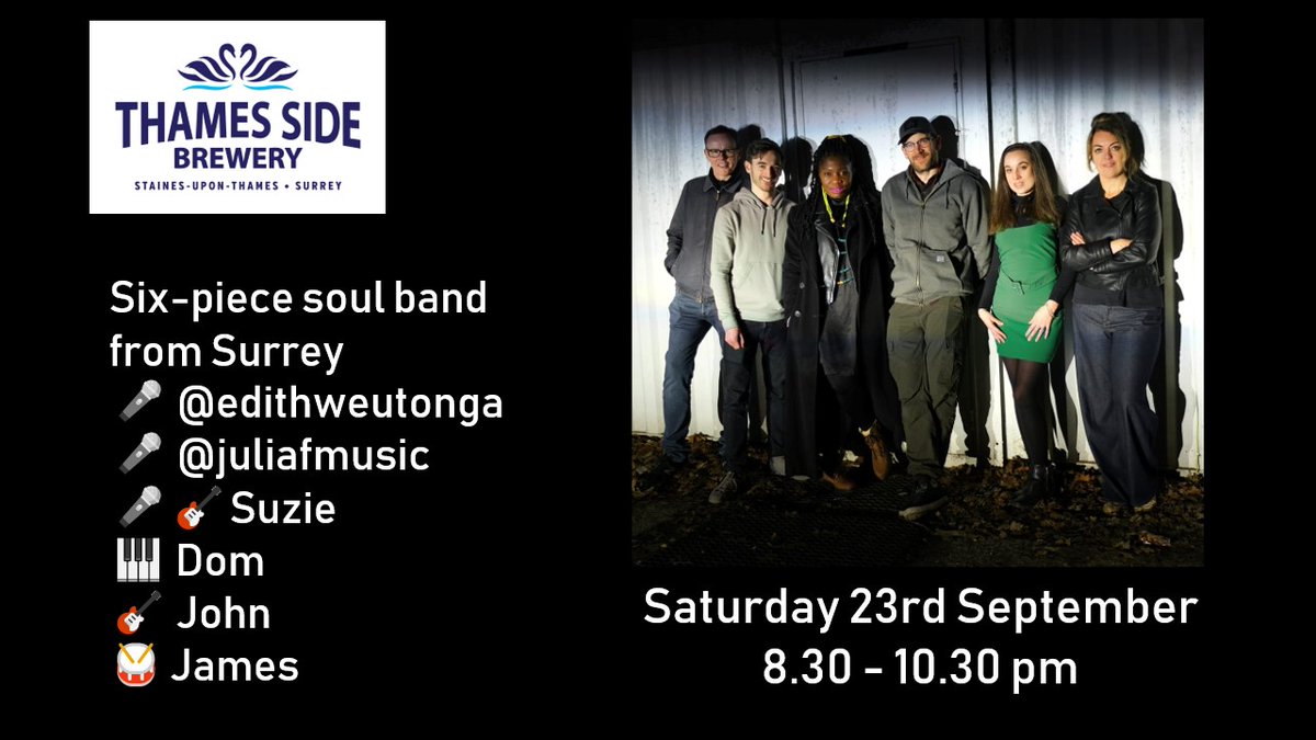 New Dawn Soul will be making their first appearance at TSB tomorrow night