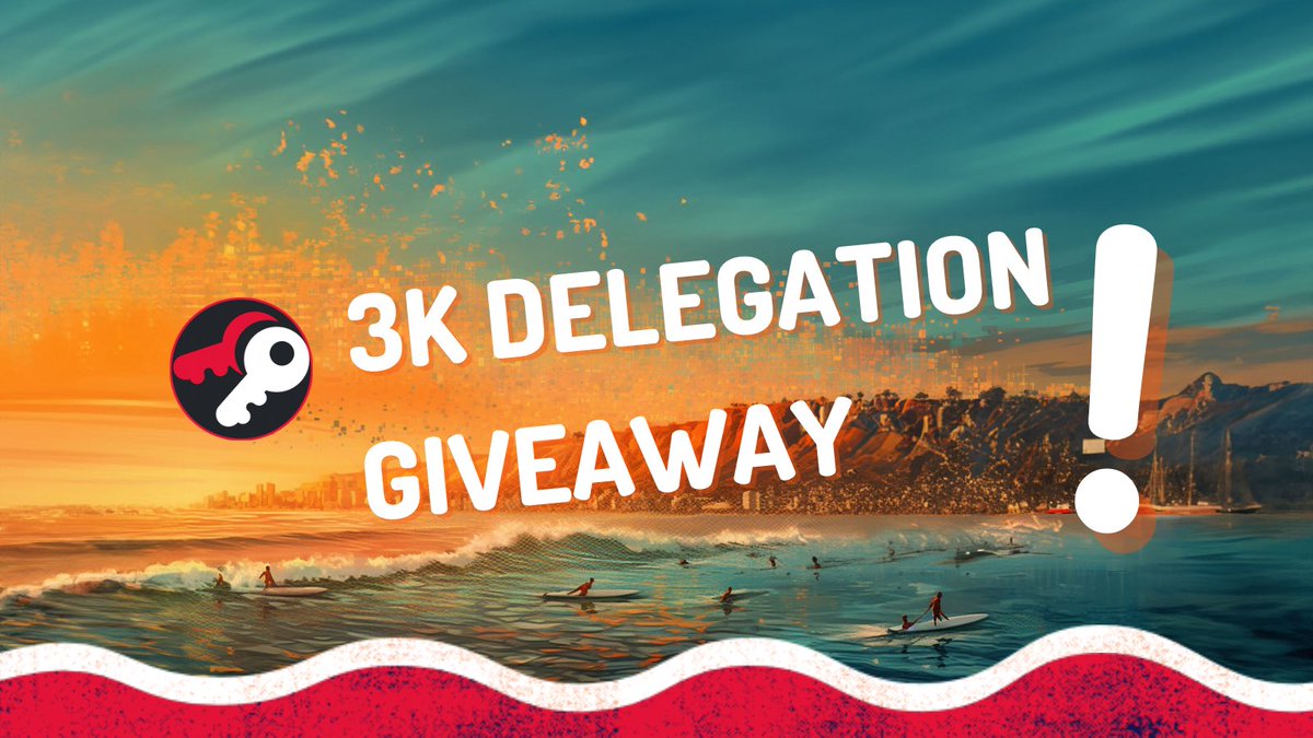 HiveKeychain's tweet image. 🎉 Join our #GiveAway! 

🎁 To celebrate nearing 3K followers and the #HiveFest event, we're giving away a one-month delegation of 3K #Hive Power! 

🚀 To enter:
1️⃣ Follow us and @hivefest 
2️⃣ RT &amp;amp; Like this tweet
3️⃣ Comment below, mentioning three friends

Good luck!