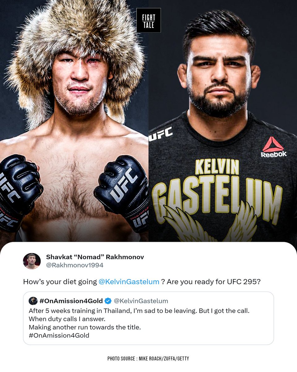 FightTale's tweet photo. Shavkat Rakhmonov still wants that Kelvin Gastelum matchup 👀#UFC https://t.co/BqIXauTnN6