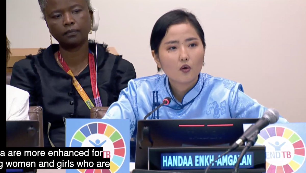 'Stigma is harder for women and girls. As a society, we urge governments to address #TB not only as a medical issue but also as a social one. Many TB patients are hesitant to disclose their condition due to fear. We need protection policies to reduce stigma' #HLM2023 #UNGA78