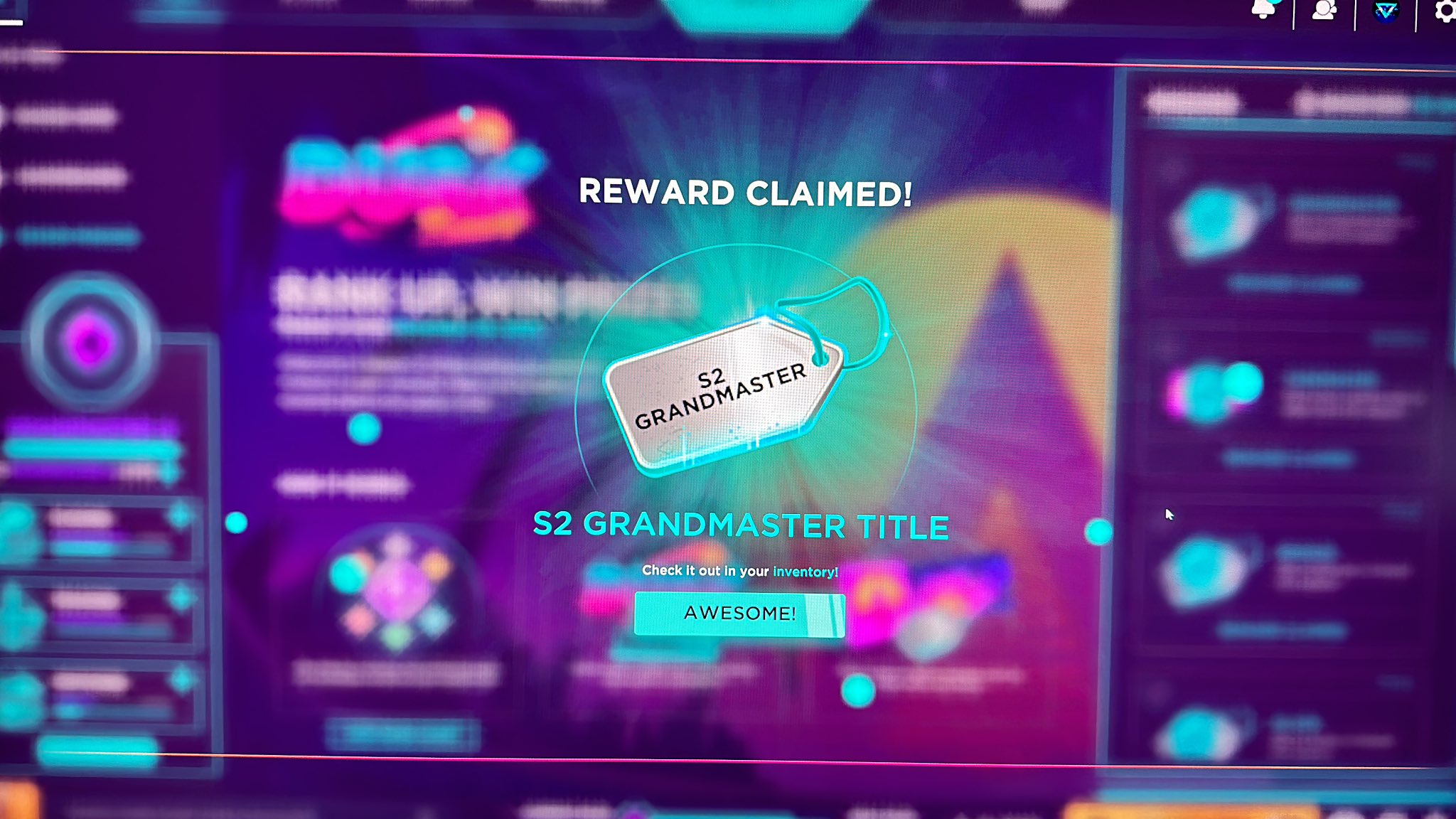 Grandmaster reward 😍 
