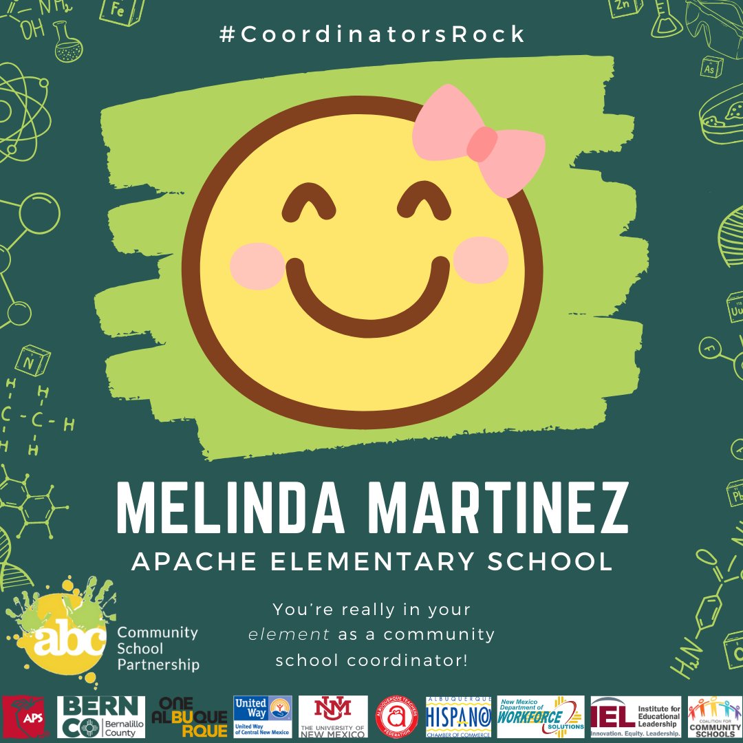 ABC Community School (@abc_partnership) on Twitter photo We're so excited to have you, Melinda! #CoordinatorsRock <a href="/ApacheESABQ/">Apache Elementary School ABQ</a> <a href="/CommSchools/">Community Schools</a> <a href="/ABQschools/">Albuquerque Public Schools</a> <a href="/GBryanGarcia/">Bryan Garcia</a> <a href="/NMPED/">New Mexico Public Education Department</a> We're so excited to have you, Melinda! #CoordinatorsRock <a href="/ApacheESABQ/">Apache Elementary School ABQ</a> <a href="/CommSchools/">Community Schools</a> <a href="/ABQschools/">Albuquerque Public Schools</a> <a href="/GBryanGarcia/">Bryan Garcia</a> <a href="/NMPED/">New Mexico Public Education Department</a>
