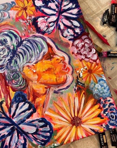 Arteza (@artezaofficial) on Twitter photo 🎨✨ Brushstrokes of Brilliance! Dive into this captivating artwork by <a href="/monica_/">monica valeria</a>.draws brought to life with the vibrant hues of Arteza Acrylic Paint. 🖌️
What emotions does this masterpiece evoke in you?🌸
#Arteza #AcrylicPaint Artist 🎨✨ Brushstrokes of Brilliance! Dive into this captivating artwork by <a href="/monica_/">monica valeria</a>.draws brought to life with the vibrant hues of Arteza Acrylic Paint. 🖌️
What emotions does this masterpiece evoke in you?🌸
#Arteza #AcrylicPaint Artist