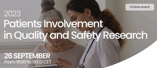 <a href="/BESAFE_HORIZON/">BE-SAFE</a> will participate in the #patient #involvement webinar. We can't wait to share patients voice on meaningful involvement for quality and safety research. Save the date!  safestsurgery.eu/news/register-…