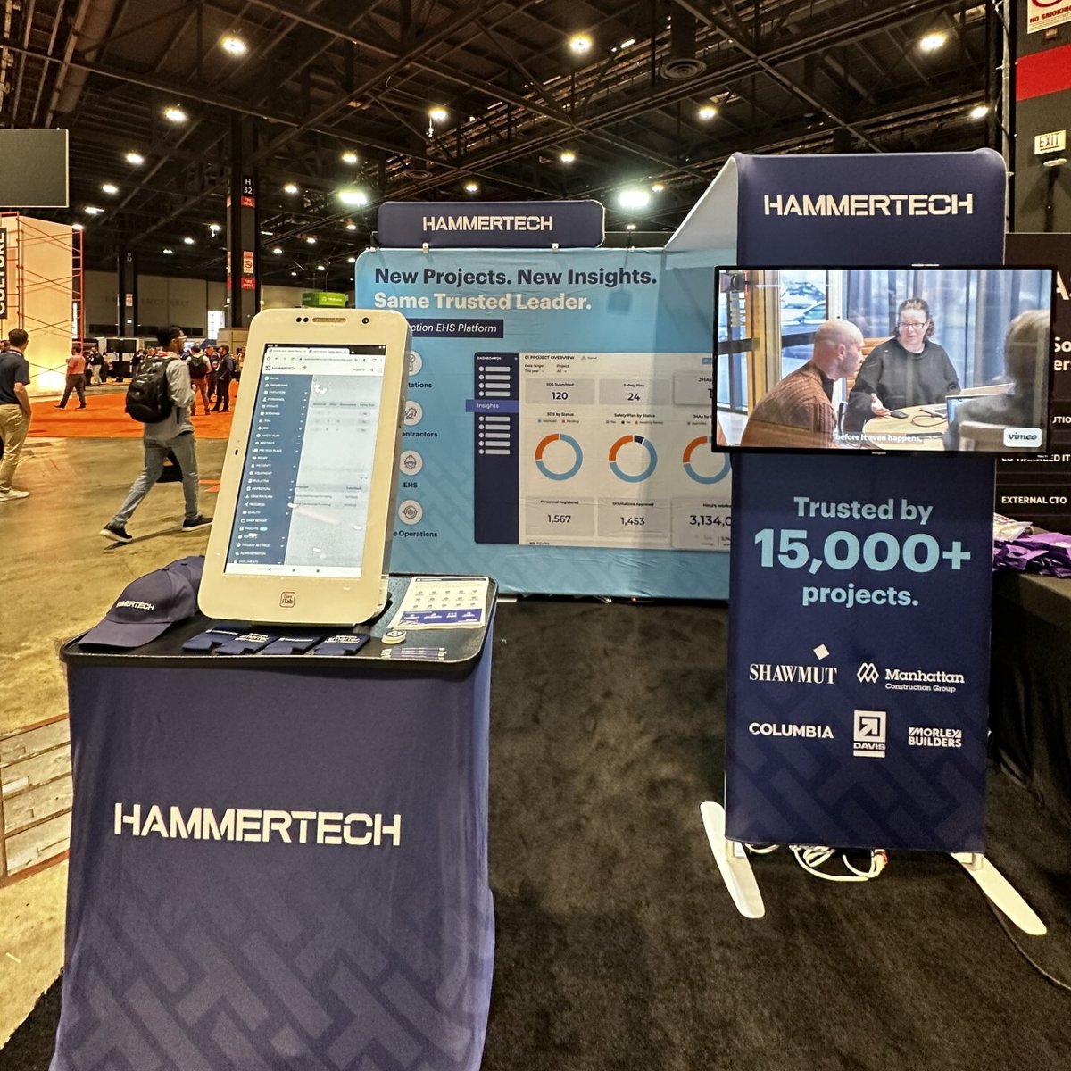 HammerTechGLBL's tweet photo. What a great week at Procore #Groundbreak! Special shout out to our clients Axiom Builders, Absher Construction Company, Brasfield & Gorrie, and to everyone else who stopped by our booth. See you in 2024!
#ProcoreGroundbreak #GroundbreakPartner #EHSTech https://t.co/Y4FzvsIJnJ