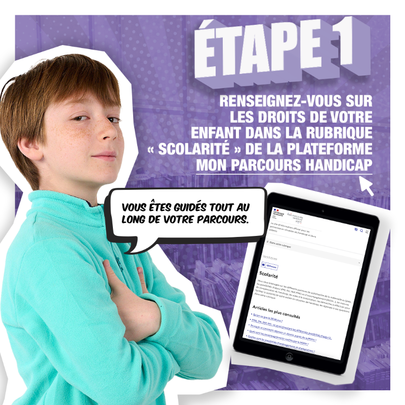 caissedesdepots's tweet photo. Scolarité ou études supérieures, nous accompagnons les jeunes en situation de handicap 👨‍🎓 

Avec #MonParcoursHandicap, nous apportons des réponses pour faciliter le quotidien des personnes en situation de #handicap et leur famille dans de nombreux domaines 👇