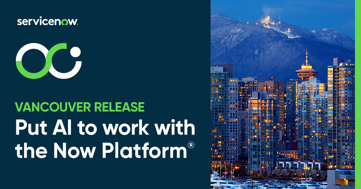 We’ve launched Now Assist to #PutAItoWork across all workflows in the brand new Now Platform Vancouver release. Read more: spr.ly/6018uBsOo