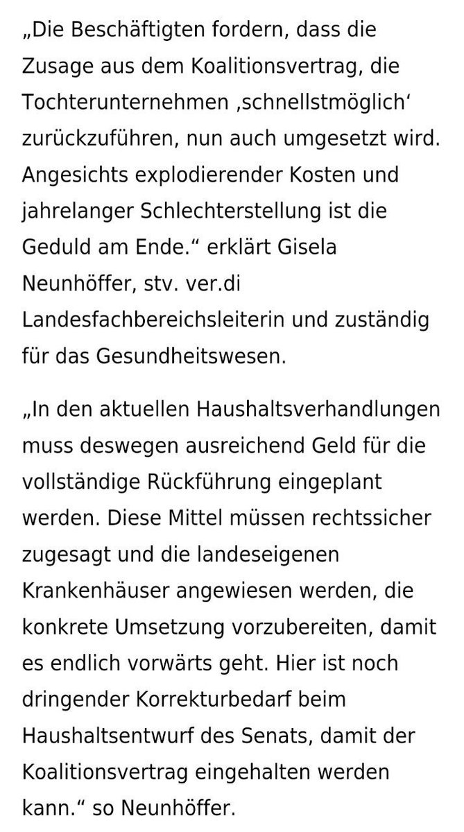 ver.di Gesundheit und Soziales Berlin-Brandenburg (@loehnerauf) on Twitter photo "Angesichts explodierender Kosten und jahrelanger Schlechterstellung ist die Geduld am Ende." 🤨
Deshalb sind wir morgen früh beim Parteitag der <a href="/spdberlin/">SPD Berlin</a>:
- CFM und Vivantes Töchter müssen rechtssicher zurückgeführt werden!
- 3000€ Inflationsgeld für die CFM-Kolleg*innen! "Angesichts explodierender Kosten und jahrelanger Schlechterstellung ist die Geduld am Ende." 🤨
Deshalb sind wir morgen früh beim Parteitag der <a href="/spdberlin/">SPD Berlin</a>:
- CFM und Vivantes Töchter müssen rechtssicher zurückgeführt werden!
- 3000€ Inflationsgeld für die CFM-Kolleg*innen!