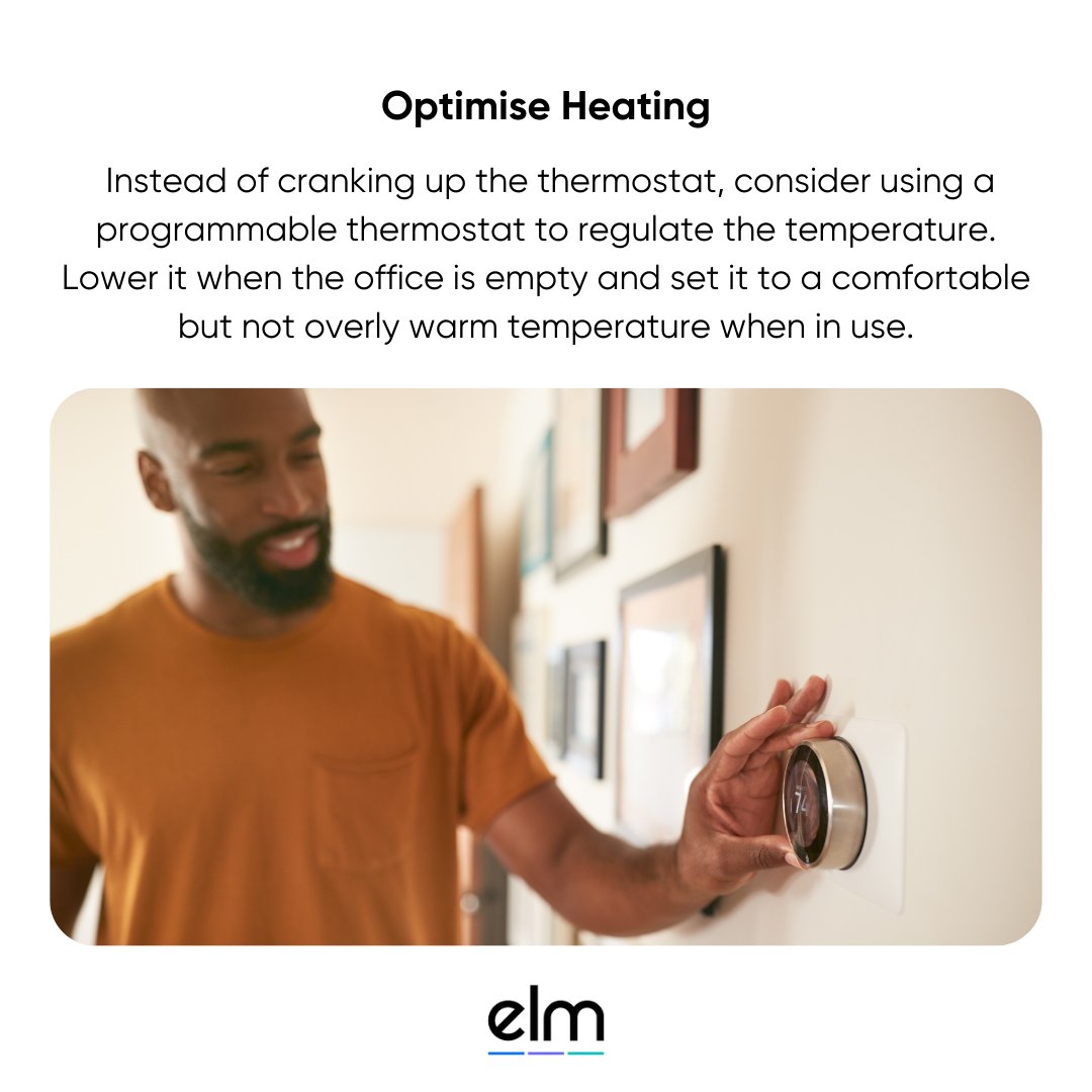 elmworkspace's tweet image. It&apos;s officially autumn! 🍁🍂

Swipe to see what energy-efficient strategies we have up our sleeves for you to create a warm and inviting office environment while keeping those energy bills in check! ➡️

#warmoffice #energysaving #heatingtips #energyeffiency