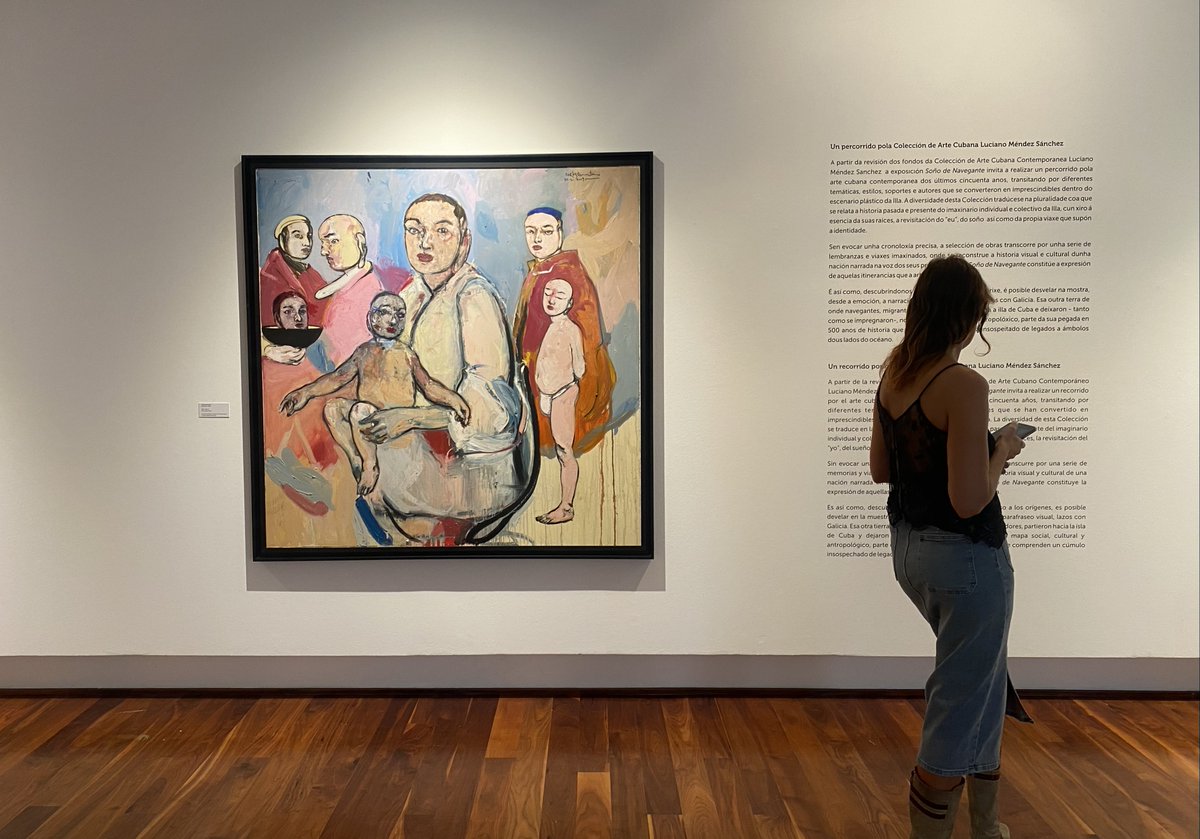 La exposición 𝘚𝘶𝘦ñ𝘰 𝘥𝘦 𝘕𝘢𝘷𝘦𝘨𝘢𝘯𝘵𝘦 quedó inaugurada el día de ayer en la sede de Afundación, en la ciudad de Ferrol.
Con obras  pertenecientes a la Colección de Arte Cubano Contemporáneo Luciano Méndez Sánchez y comisariada por Ana Gabriela Ballate y Yadira de Armas.