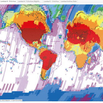 USGSLandsat's tweet photo. 🤔 Do you wonder:

🛰️When the Landsat satellites will collect over your AOI?
🎯How to convert #Landsat Path/Rows to ARD Tiles?
👀How many Landsat scenes are in the USGS EROS Archive?
 🤓Which Landsat bands are best suited for your research?

Check out https://t.co/FURO6ai5uz! https://t.co/c5d7ZBxc93