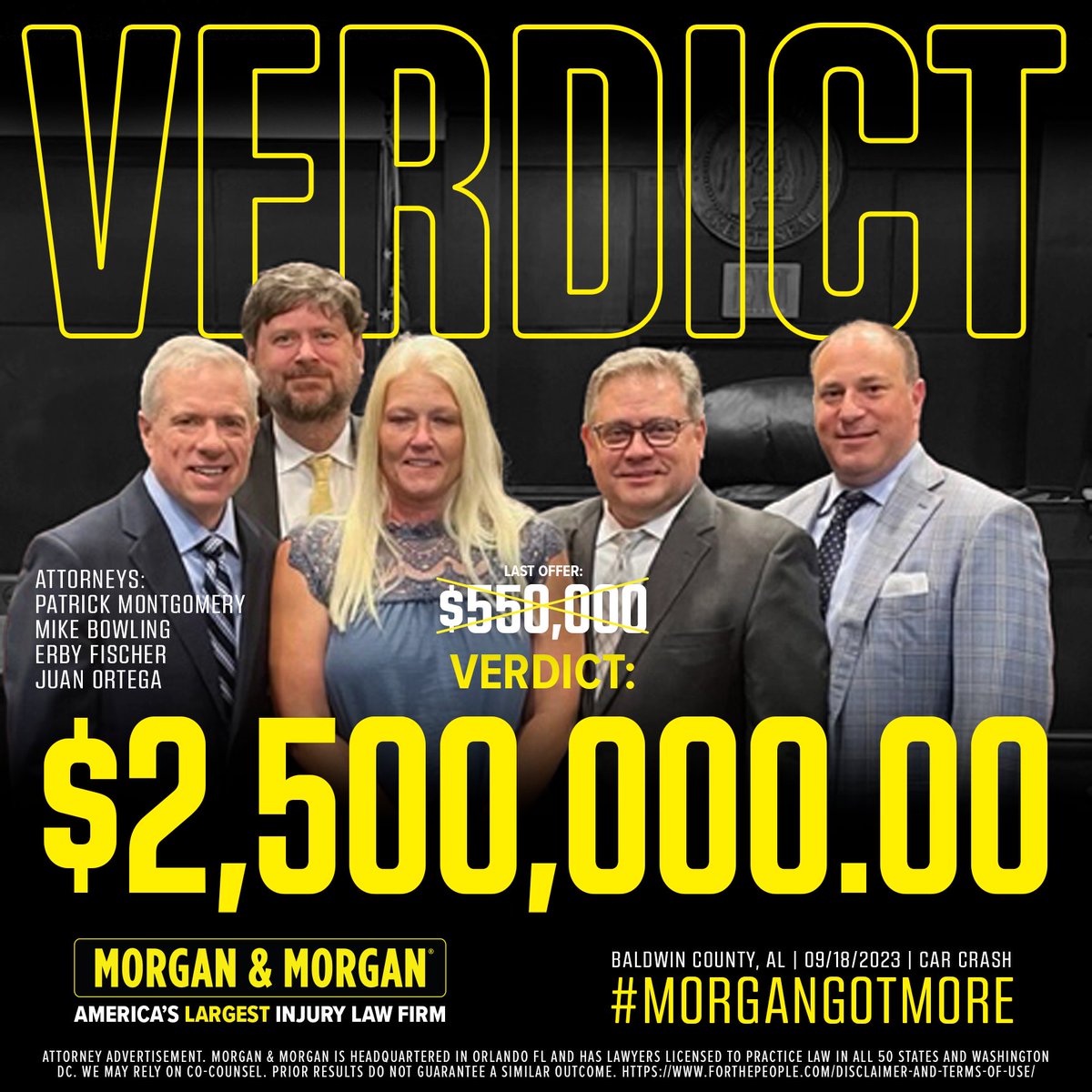 Morgan & Morgan tweet media