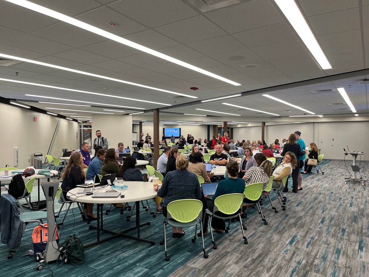 JacEducation's tweet photo. At KSDE Curriculum Meeting....during our networking session, identified the person in the room with the most years in education. Shout out to Bert Moore for his 50 years of dedication to education! @ksdehq https://t.co/ucaiU7o1V6