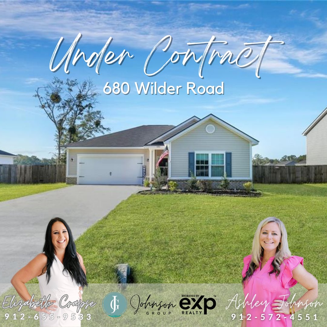 JohnsonGro41797's tweet photo. 🏡🔥 UNDER CONTRACT! We are thrilled to announce that this home is under contract.
"Good things come to those who wait, but great things come to those who sign on the dotted line :-)"

💫 Johnson Group 
📱 912-572-4551
#realpeople #undercontract #JohnsonGroup #Foreverhome https://t.co/eh1xMJNddZ