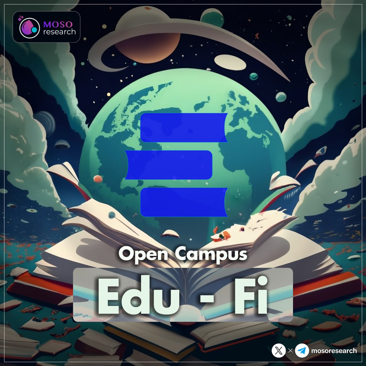 moso_korean's tweet photo. $EDU WEB3/Edu-Fi의 교육 혁명
시장 규모가 100억 달러 이상
교육은 #Web2에서 #web3 사용자로 전환하는 가교 역할을 하여 암호화폐에 대한 대량 적응 과정을 가속화할 것입니다.
#MOSONetwork 👇 https://t.co/OPTZn6jFXY