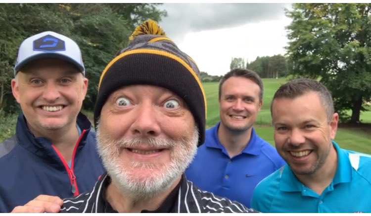 So - was feeling pretty dreadful last couple of days but dragged myself out for a top day with my golf chums. Sorted me right out! Probably would fail drugs test however!!