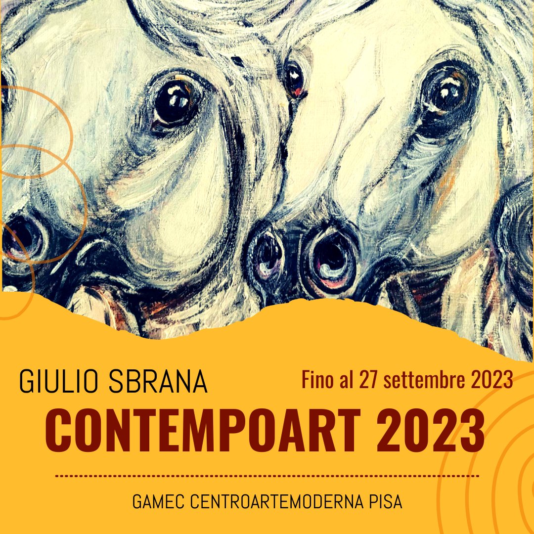GAMeCPISA's tweet photo. #ContempoART 2023 fino al 27 settembre 2023 @GAMECPISA #eventiarte #notiziearte #exihibition #art #mostra #contemporanea #eventiarte #notizie #arte #allestimento #mostra #contemporanea #exihibition #art #mostra https://t.co/qpO7fZwpnM